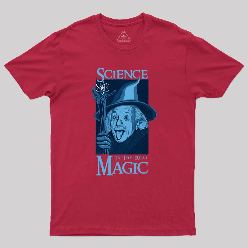 Science Is The Real Magic V2 Geek T-Shirt - Image 5