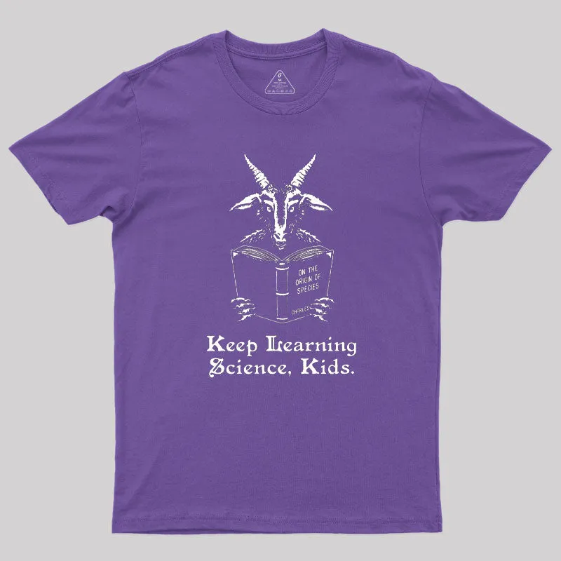 Keep Learning Science Kids T-Shirt - Image 6