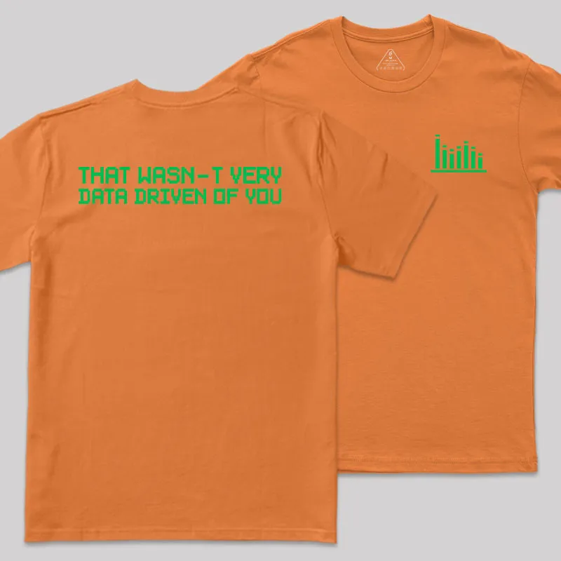 In Data We Trust Front and Back Printed Geek T-Shirt - Image 5