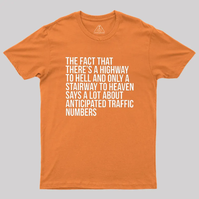 There's Highway To Hell And Stairway To Heaven Geek T-Shirt - Image 7