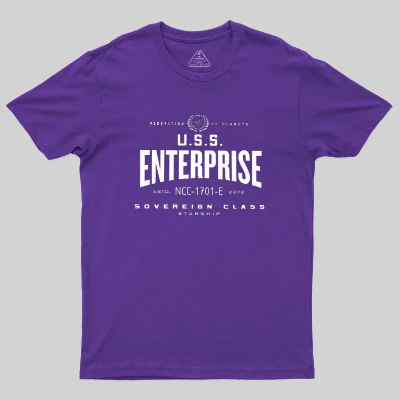 U.S.S. Enterprise-E Geek T-Shirt - Image 8