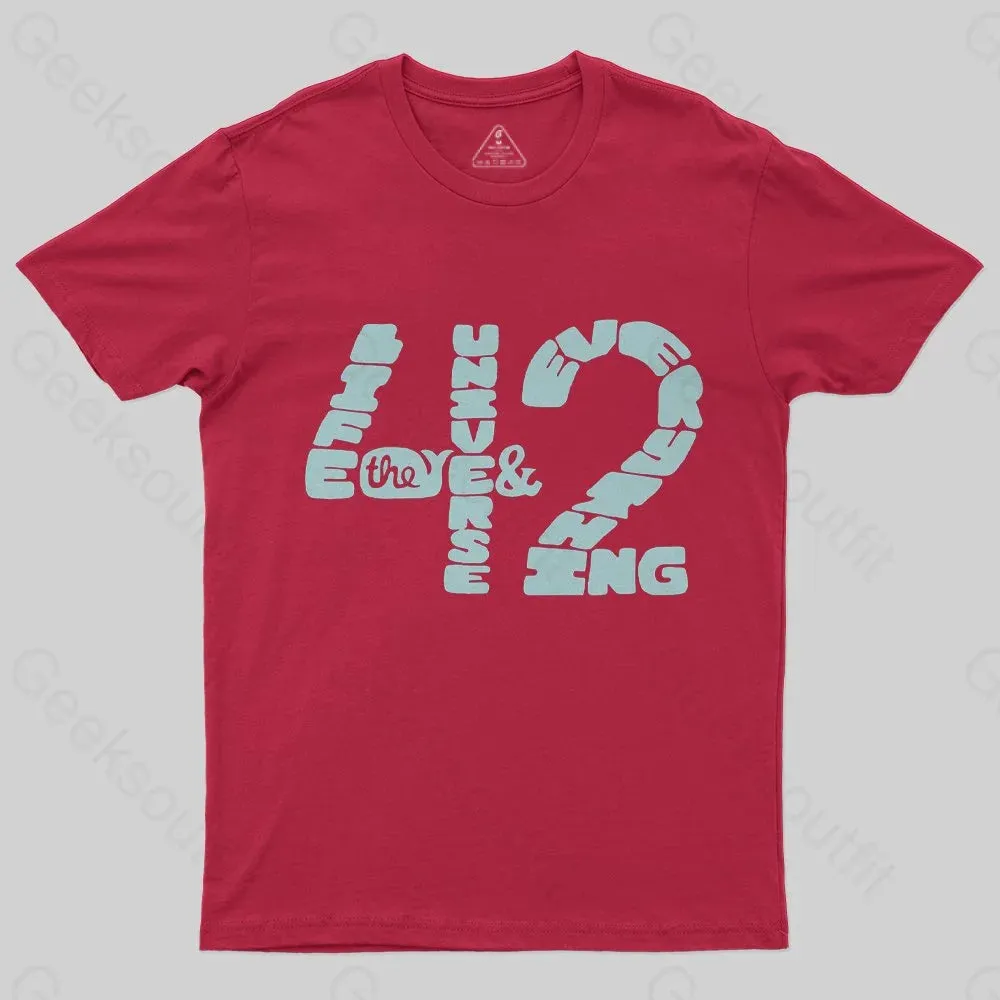 42 The Answer to Everything T-Shirt - Image 4