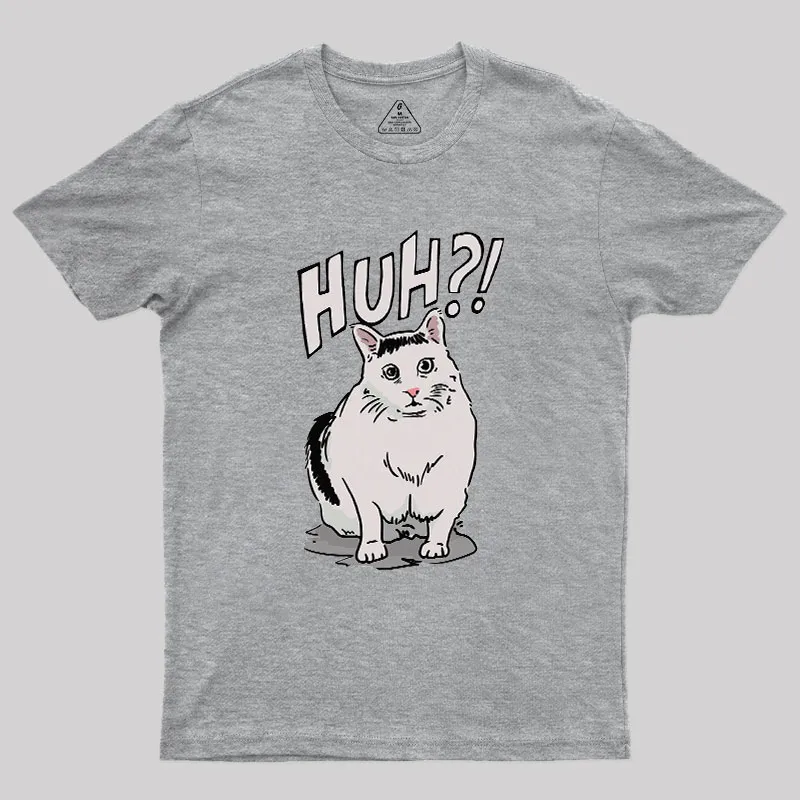 Huh Cat Geek T-Shirt - Image 4
