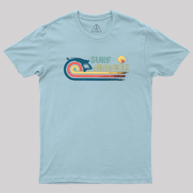 Surf Desert Planet Geek T-Shirt - Image 8