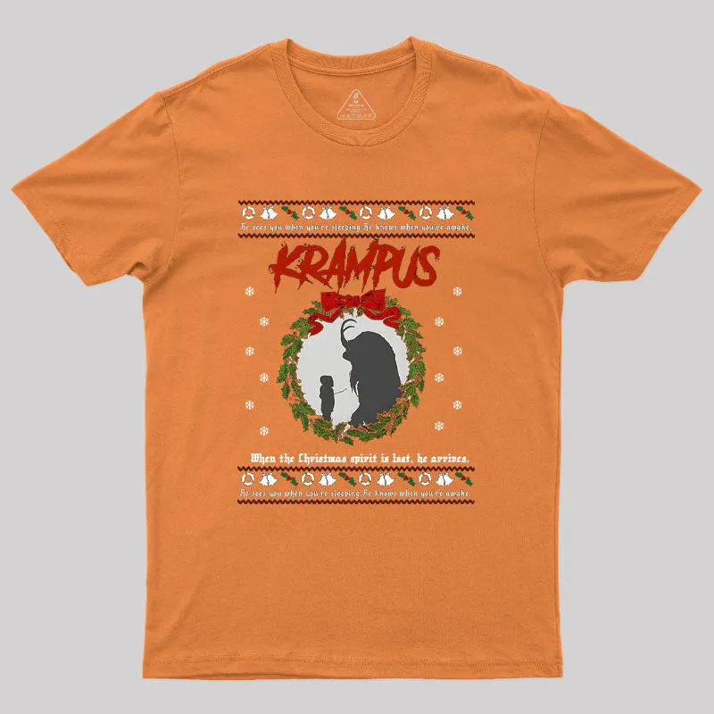 Krampus Christmas Geek T-Shirt - Image 6