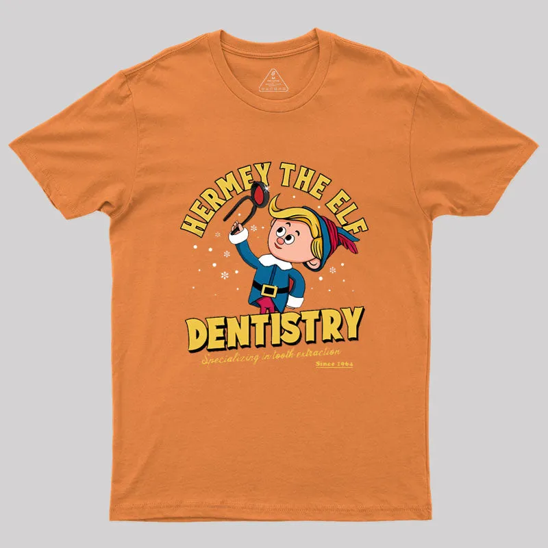 Hermey The Elf Dentistry Geek T-Shirt - Image 7