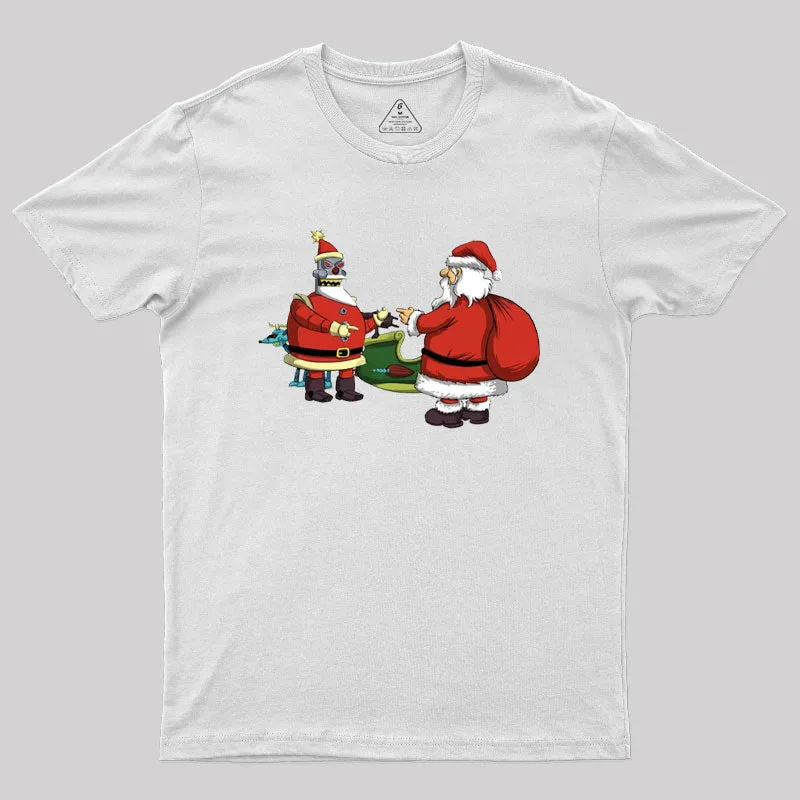 Santa Is That You Geek T-Shirt - Image 11