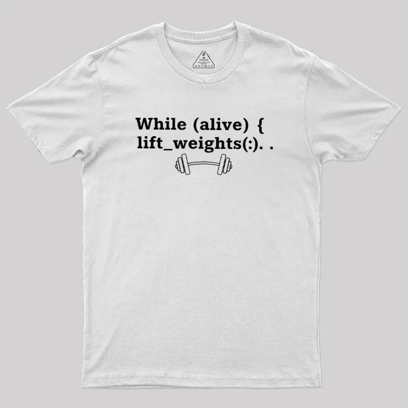 Code & Lift Loop Geek T-Shirt - Image 11