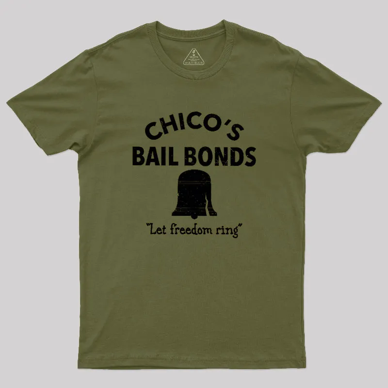Alternative view of CHICO'S BAIL BONDS Geek T-Shirt