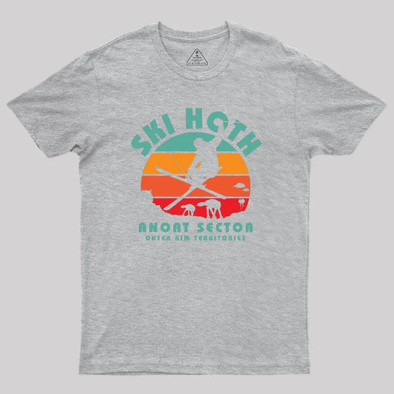 Ski Ice Planet Geek T-Shirt - Image 4