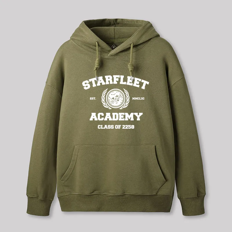 Starfleet Acadmey Class of 2258 White Hoodie - Image 5