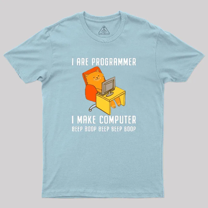 I Are Programmer Programming Geek T-Shirt - Image 10