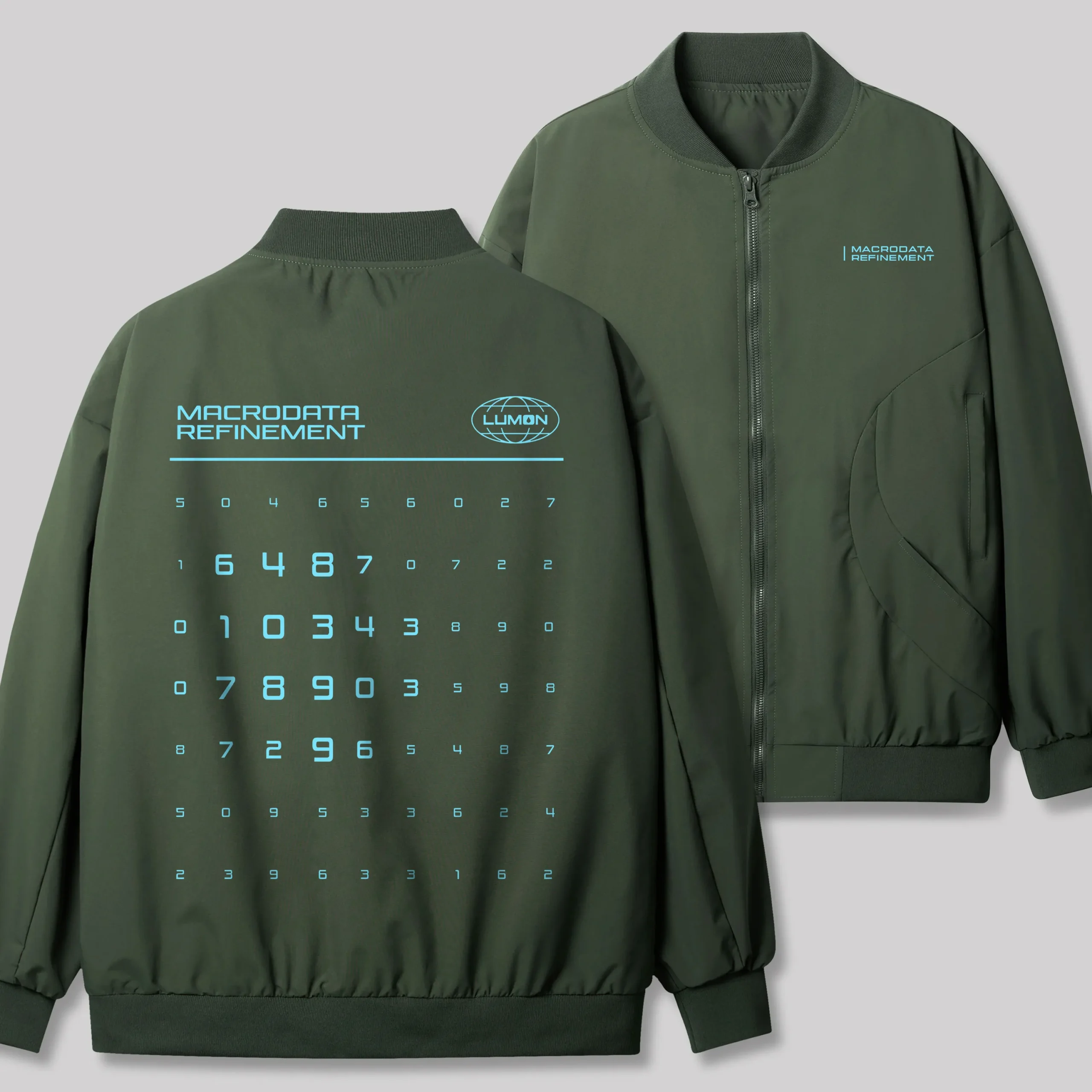 Alternative view of Lumon Industries Severance Geek Classic Bomber Jacket