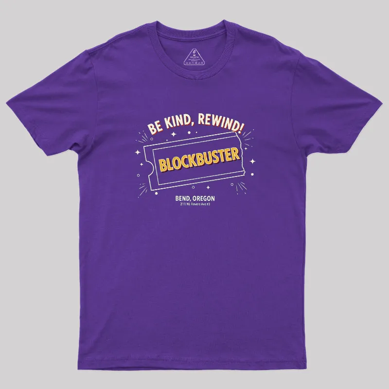 Be Kind, Rewind! Geek T-Shirt - Image 5