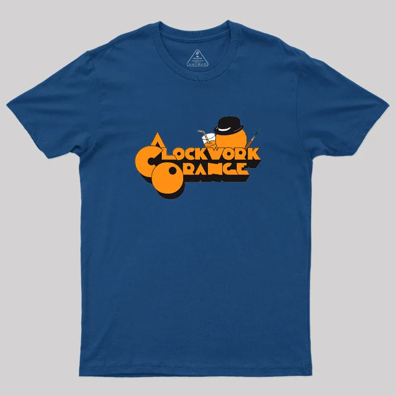 Alternative view of Orange Funny Geek T-Shirt