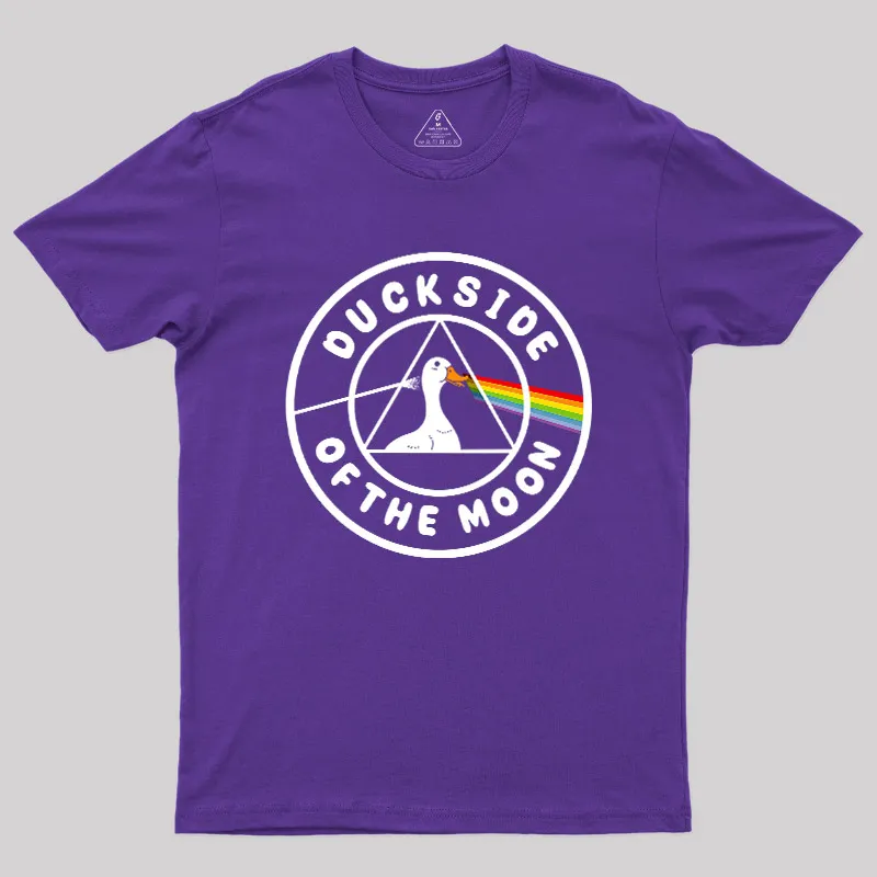 Duckside Of The Moon Geek T-Shirt - Image 5