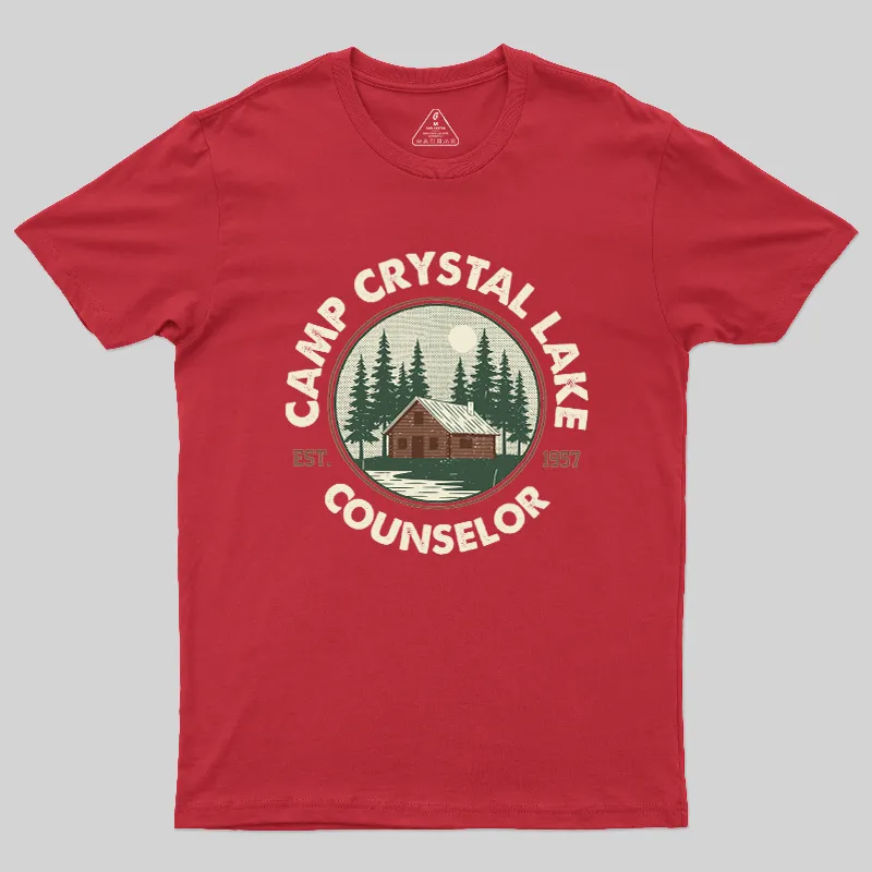 Camp Crystal Lake Geek T-Shirt - Image 5