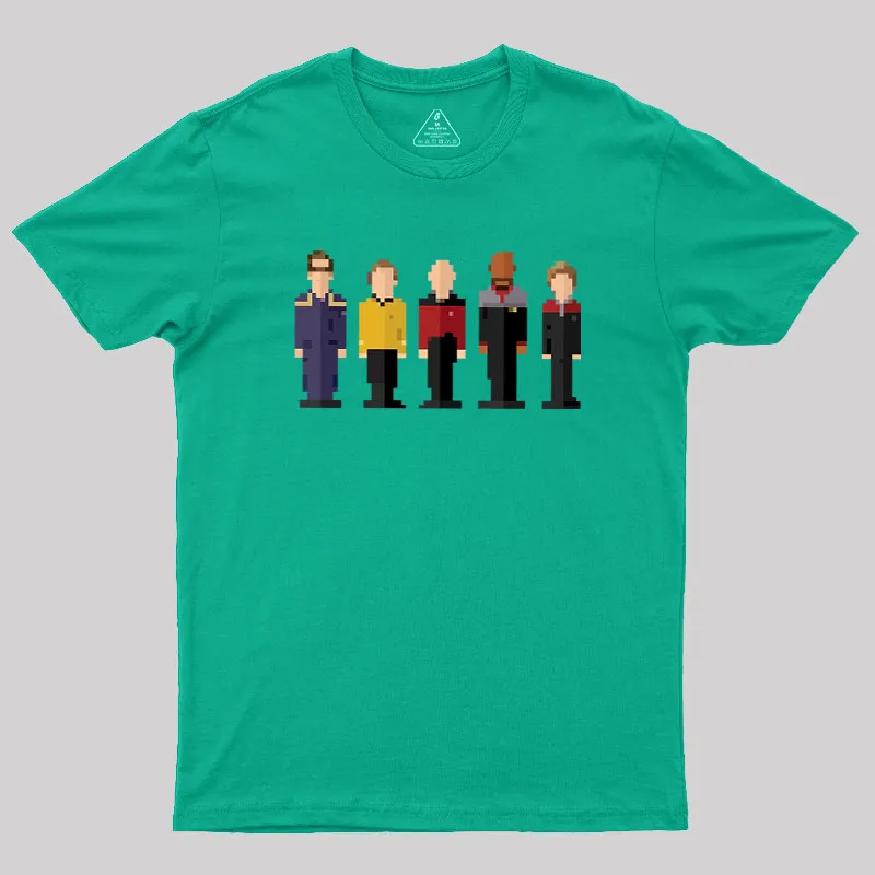 Spaceship Captains Geek T-Shirt - Image 8