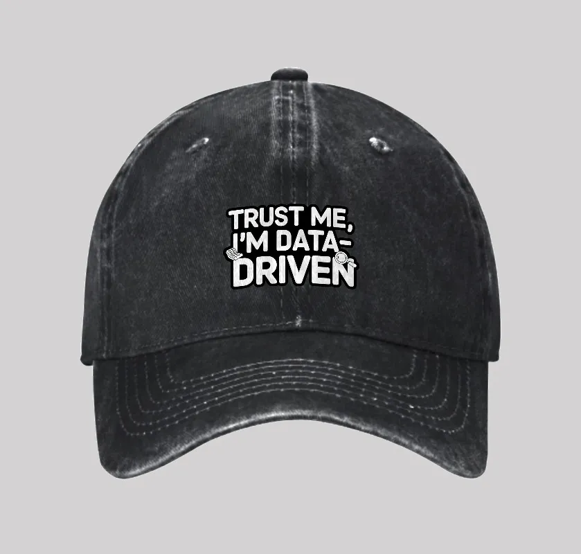 I am Data Driven Washed Vintage Baseball Cap