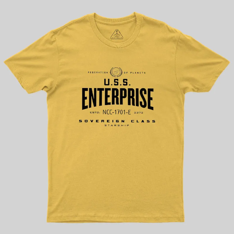 U.S.S. Enterprise-E Geek T-Shirt - Image 6