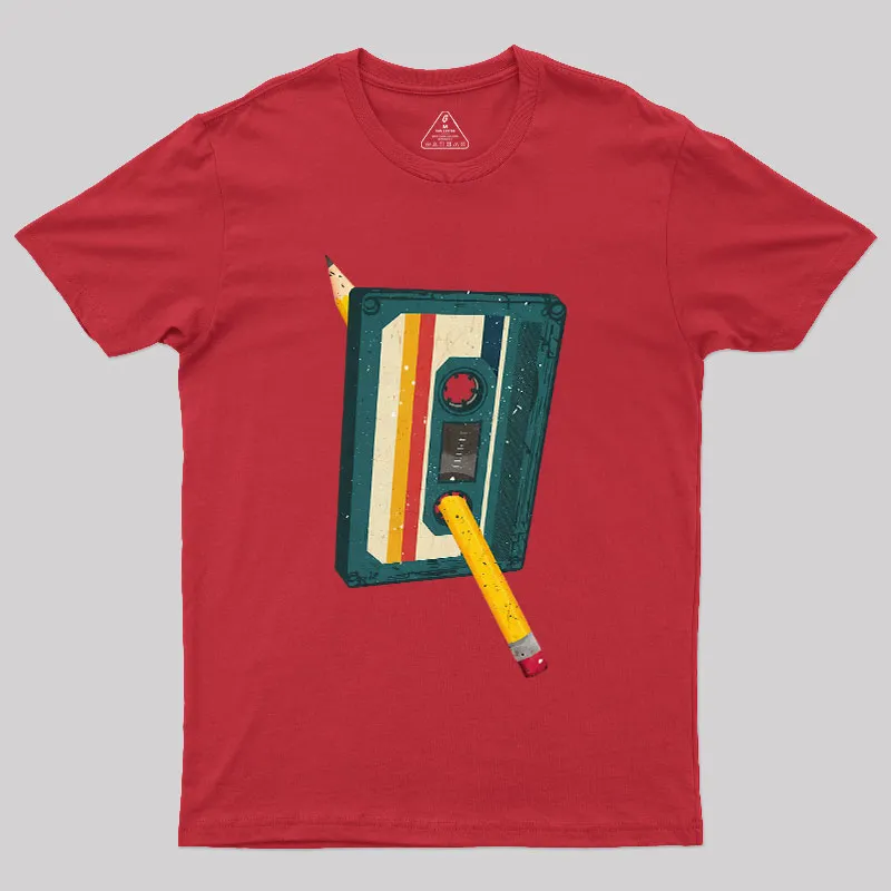 Retro Cassette Geek T-Shirt - Image 5