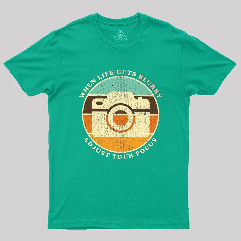 Vintage Camera Quote Geek T-Shirt - Image 7