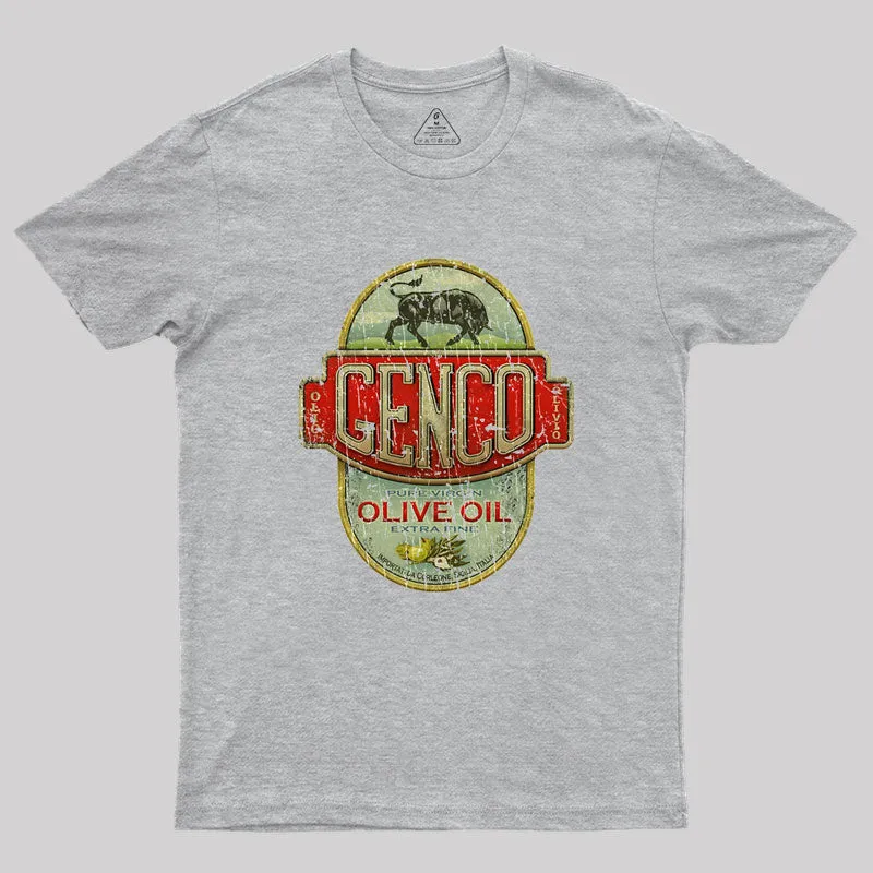 VINTAGE - GENCO OLIVE OIL Geek T-Shirt - Image 4