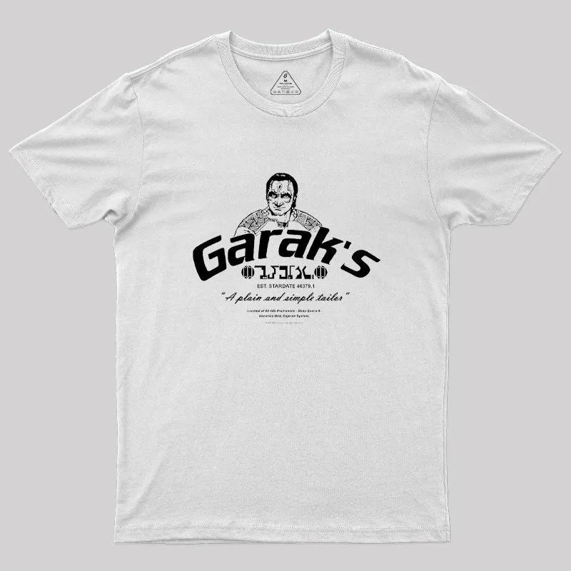 Deep Space Nine Garak's 'A plain and simple tailor' Geek T-Shirt - Image 7
