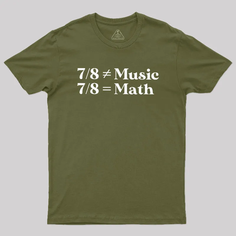 Music and Math Geek T-Shirt - Image 3