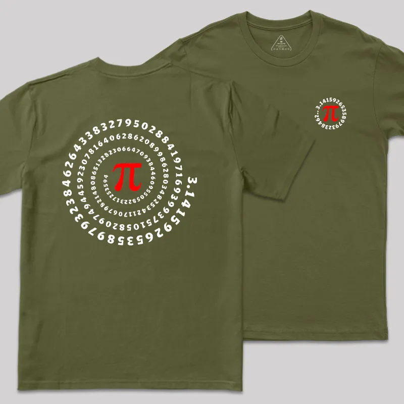 Infinite Circle Front and Back Printed Geek T-Shirt - Image 3