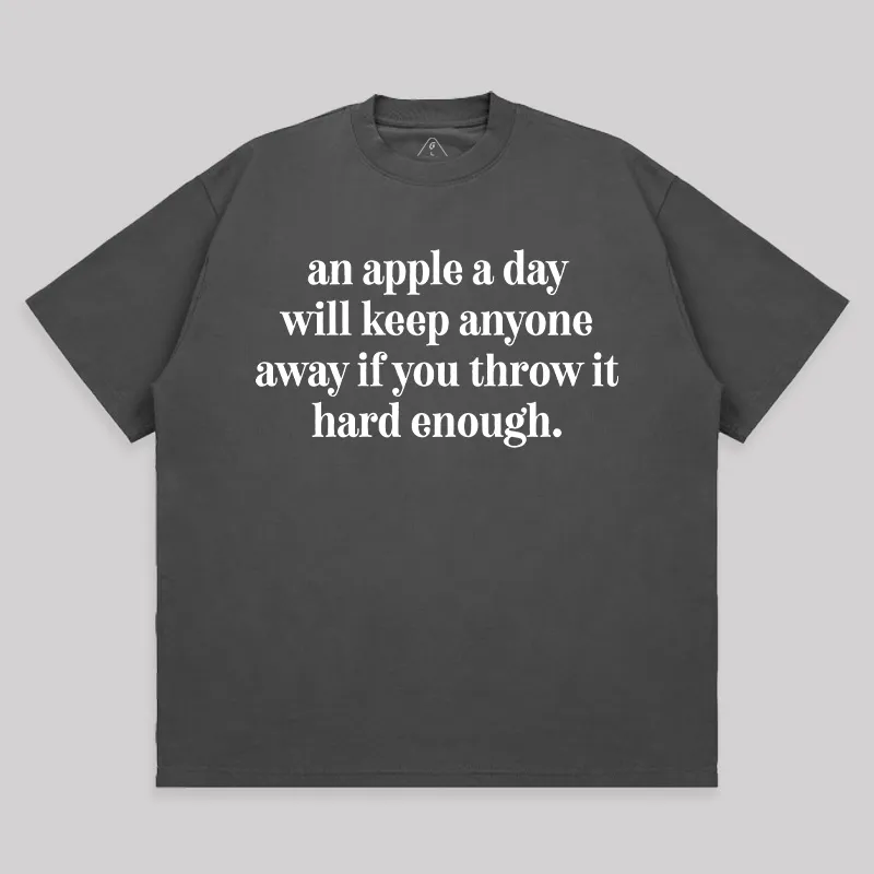 An Apple A Day Unisex Oversized T-shirt - Image 7