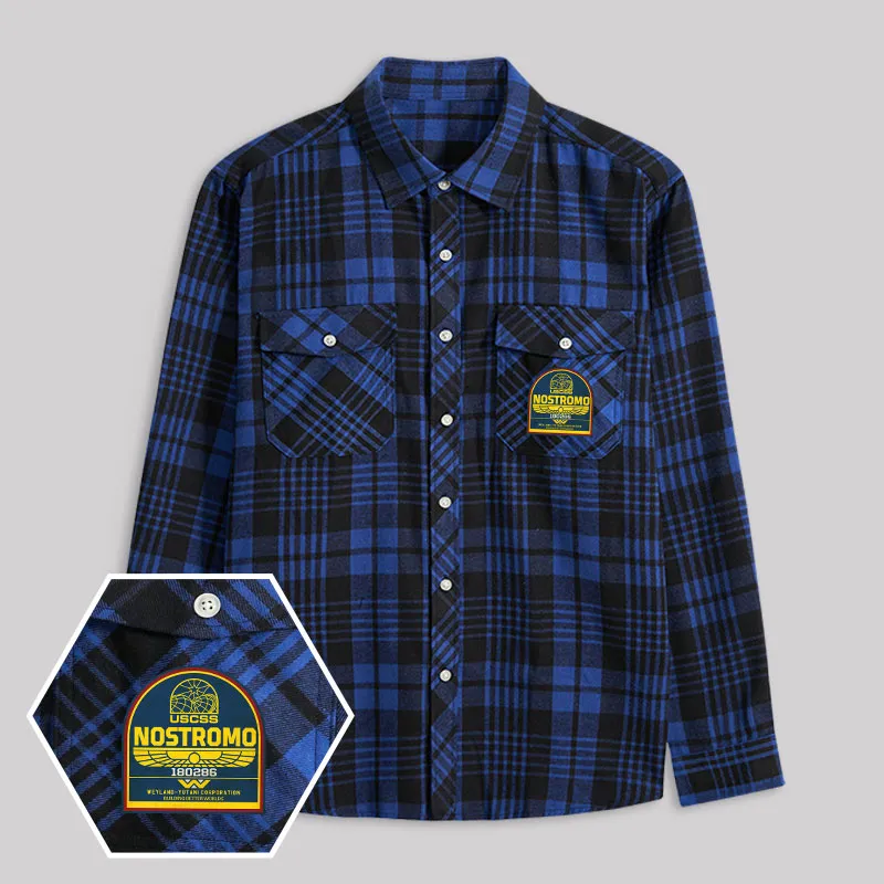 USCSS Nostromo Legacy Plaid Flannel Shirt - Image 2