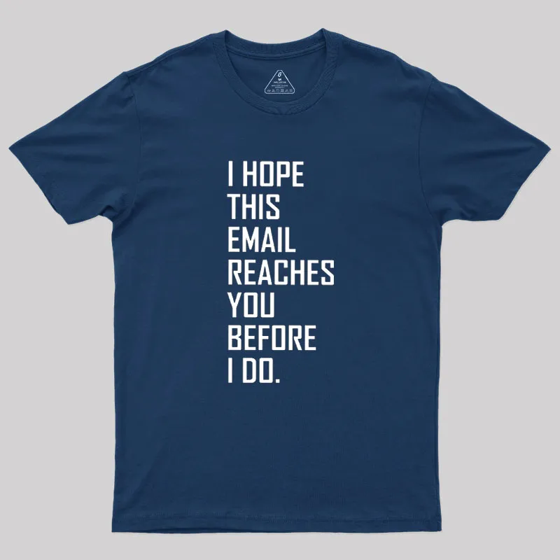 Alternative view of Threatening Email Geek T-Shirt