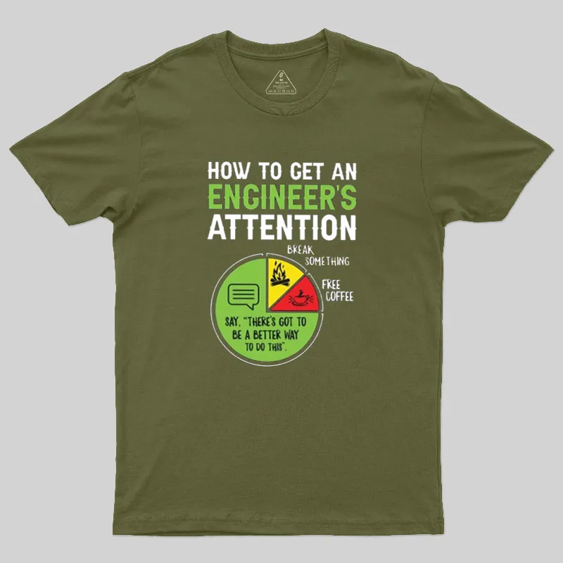 An Engineer's Guide to Attention Geek T-Shirt - Image 3