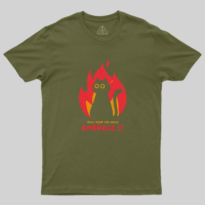 Embrace The Chaos Geek T-Shirt - Image 3