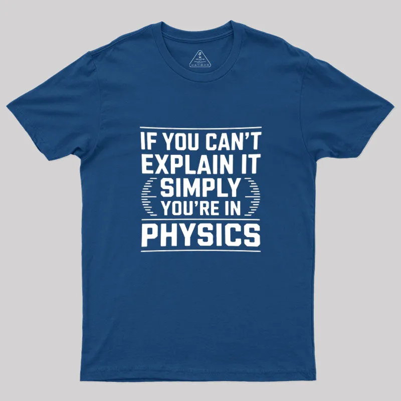Alternative view of Hard physics T-Shirt