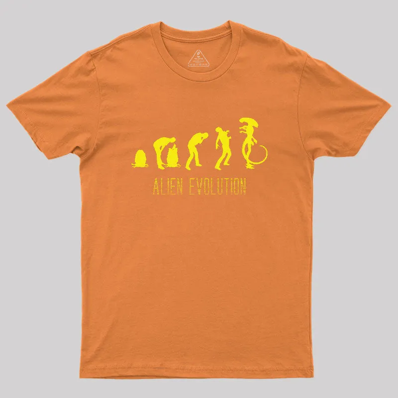 Alien Evolution Geek T-Shirt - Image 7