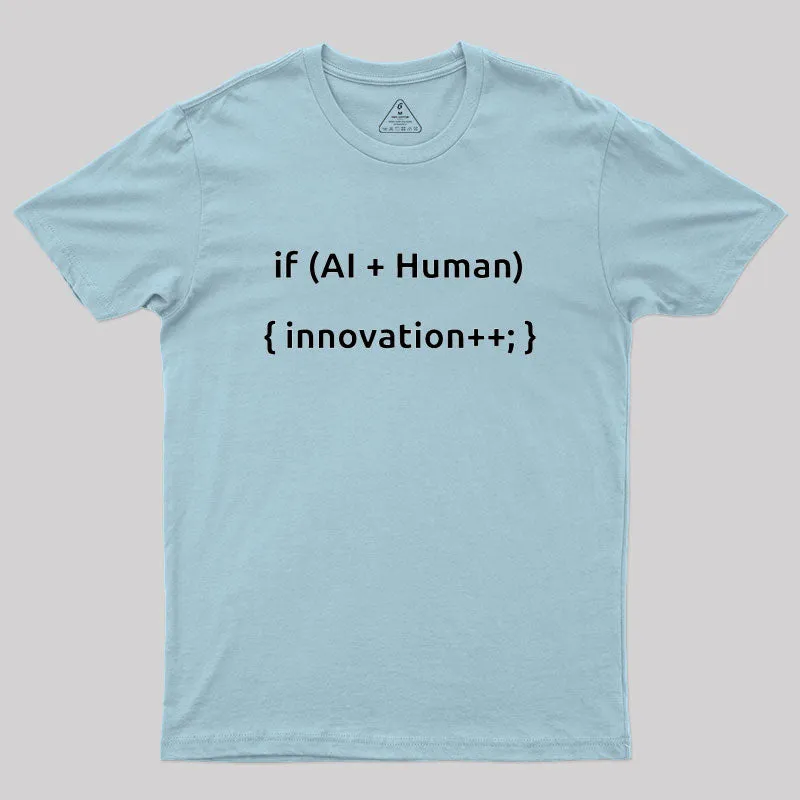 AI And Human Geek T-Shirt - Image 10