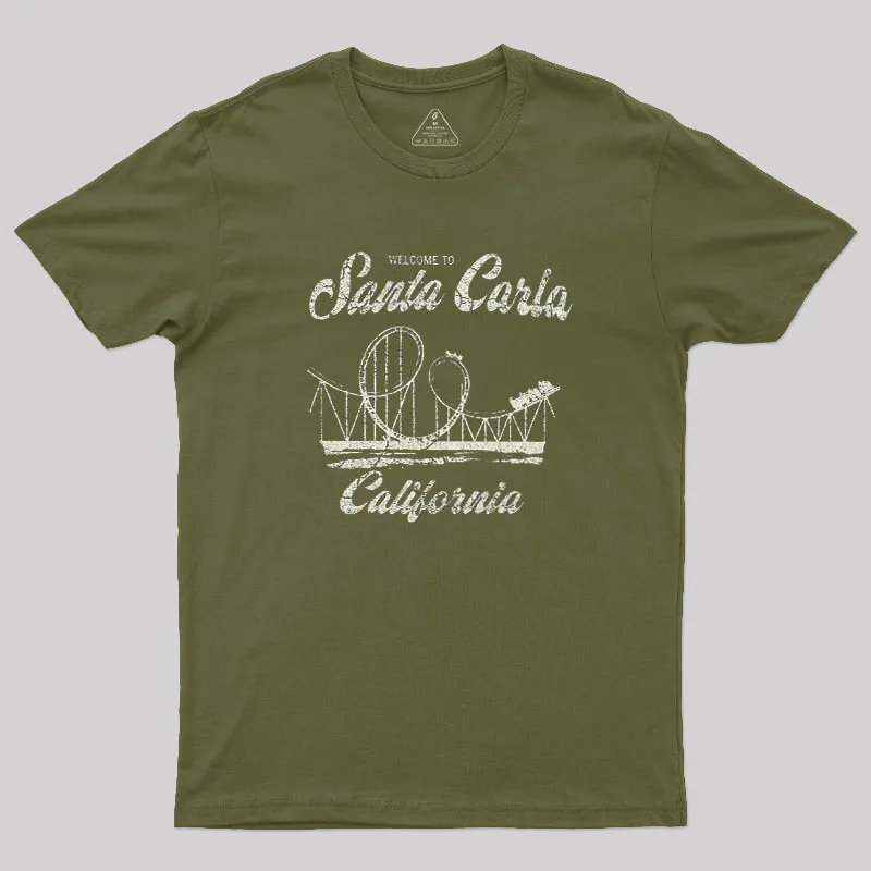 Welcome to Santa Carla Geek T-Shirt - Image 3