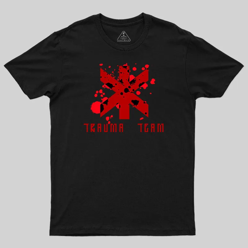 Trauma Team Blood-Cyberpunk 2077 T-Shirt