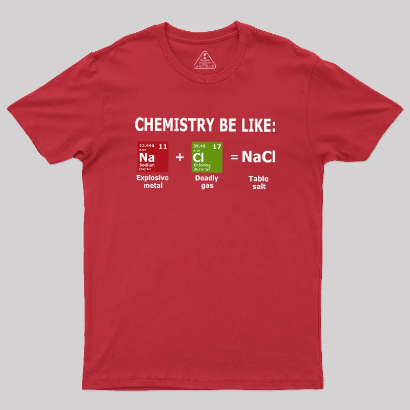 Chemistry Be Like Geek T-Shirt - Image 5