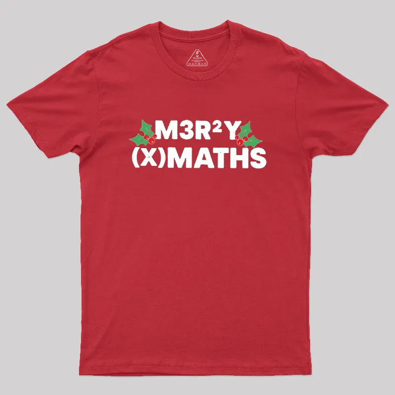 M3RRY (X)MATHS Geek T-Shirt