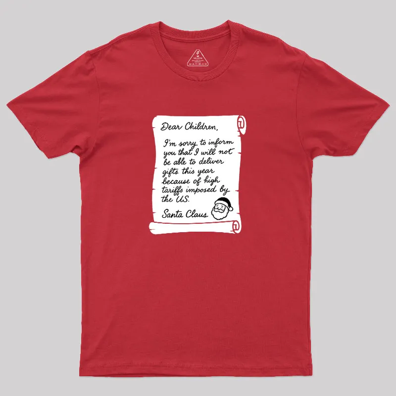 Christmas Letter Geek T-Shirt