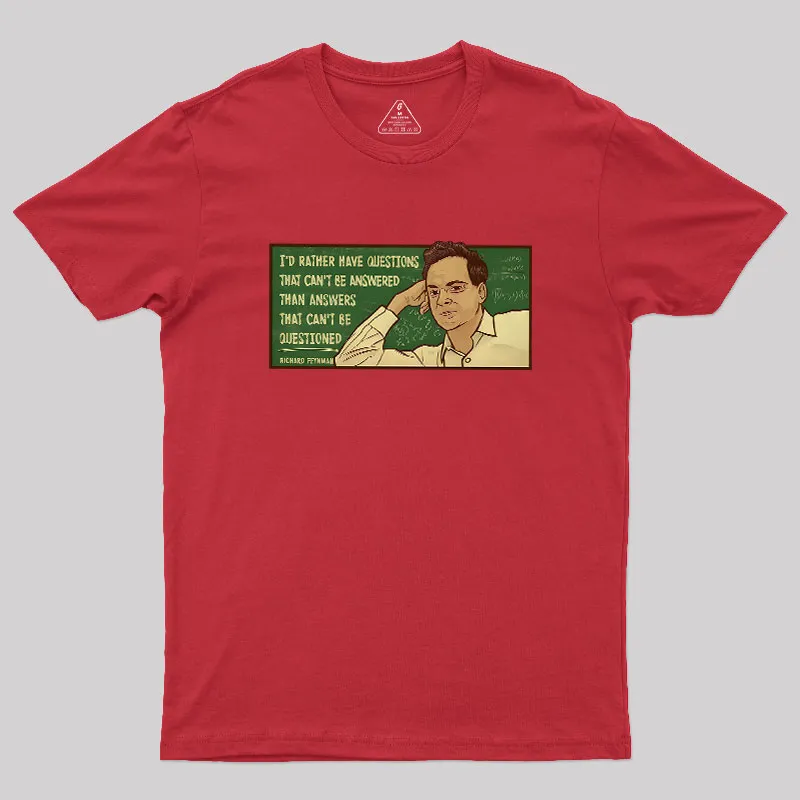 Feynman Science Shirt Geek T-Shirt - Image 5