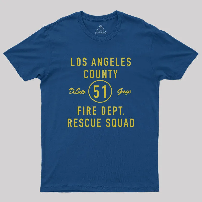 Emergency Squad 51 Geek T-Shirt - Image 3