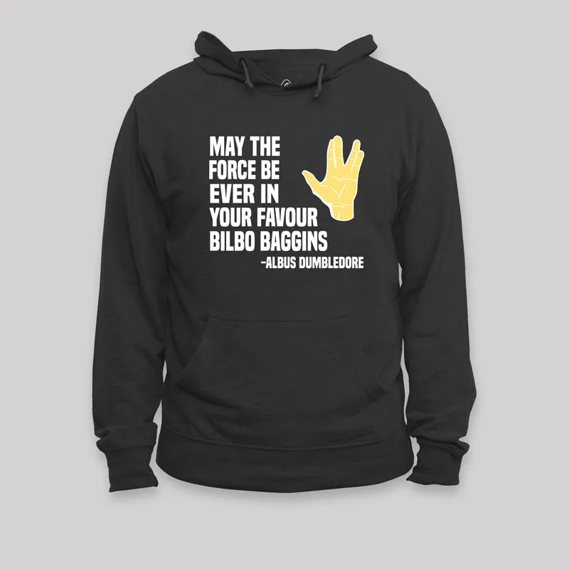 Alternative view of May The Force Be Ever In Your Favour Geek Hoodie