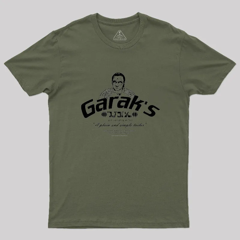 Alternative view of Deep Space Nine Garak's 'A plain and simple tailor' Geek T-Shirt