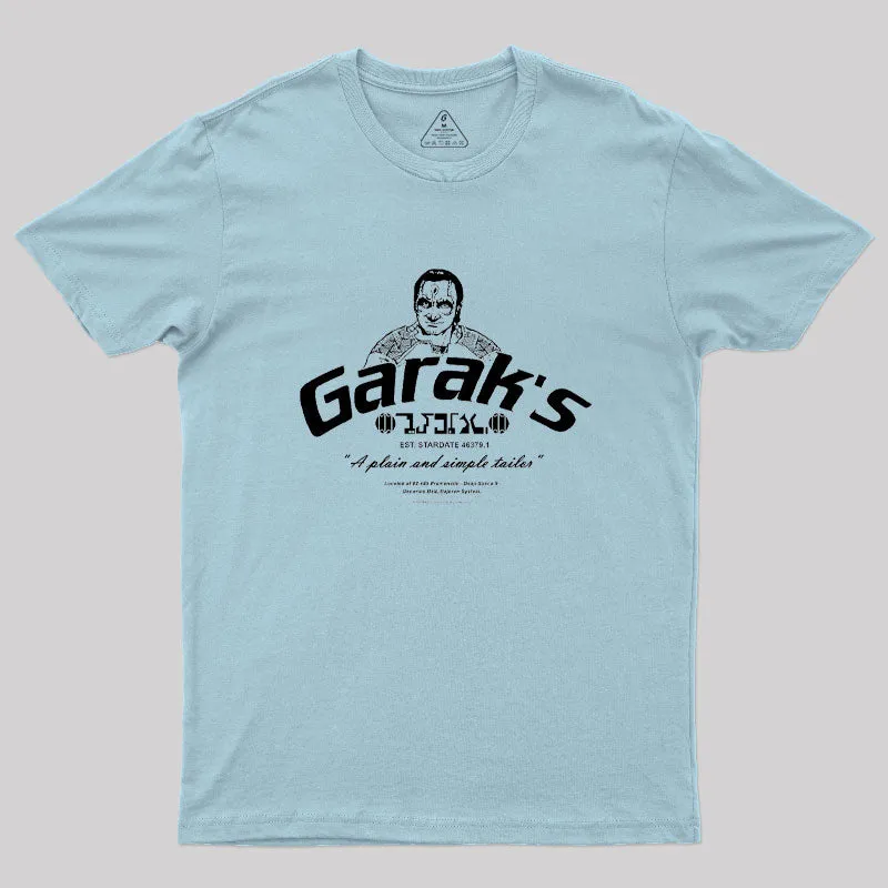 Deep Space Nine Garak's 'A plain and simple tailor' Geek T-Shirt - Image 6
