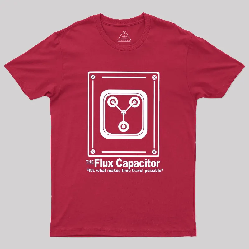 Flux Capacitor Geek T-Shirt - Image 5