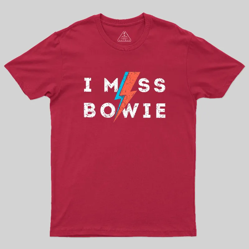 I Miss Bowie Geek T-Shirt - Image 6
